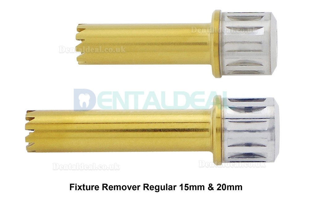 Dental Implant Fixture Removal Set with Remover Screw, Torque Wrench and Ratchet